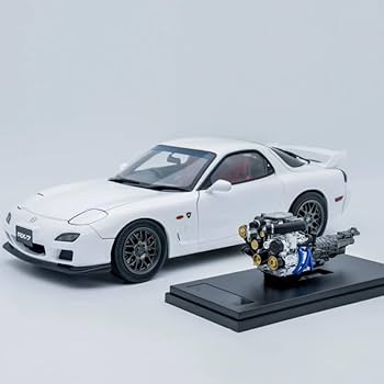 ミニカー PM 1/18 マツダ RX7 SPIRIT R ホワイト Amazon | ミニカー PM 1/18 マツダ RX7 SPIRIT R ホワイト